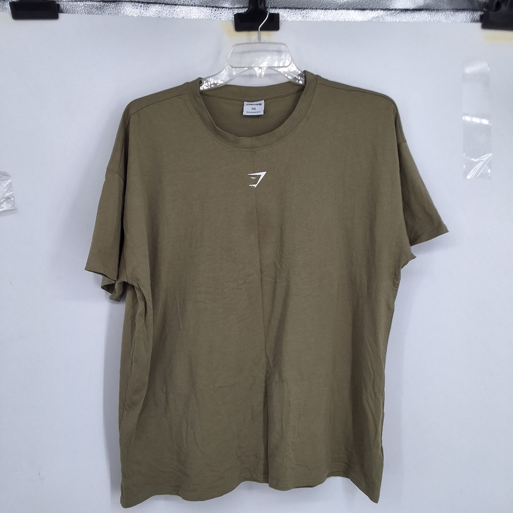 Gymshark Men's XXL  GREEN Short Sleeve Tee